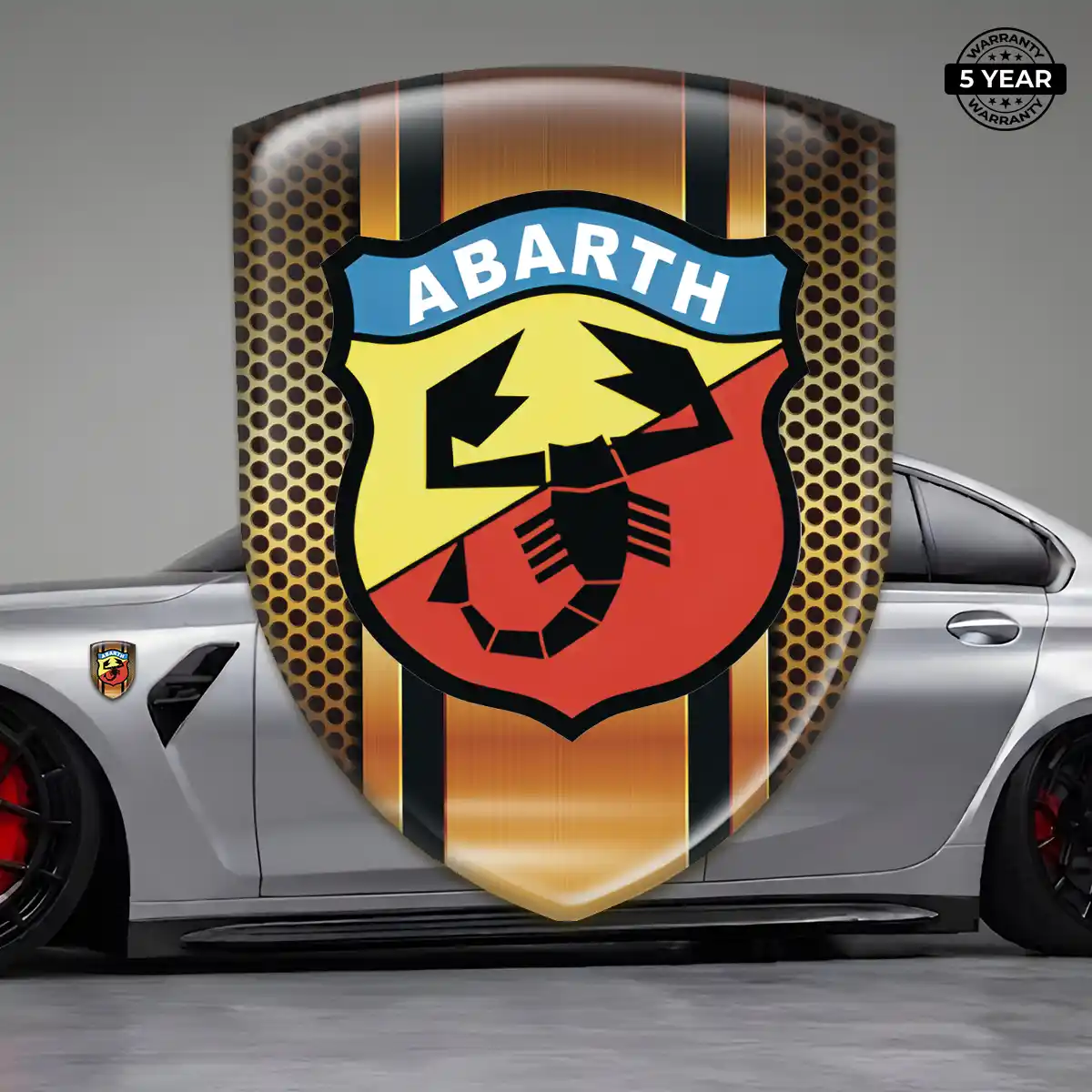 Abarth Vehicle Logo Sticker Performance Style