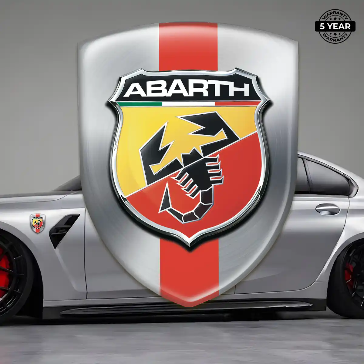 Abarth Vehicle Logo Sticker Sleek Style