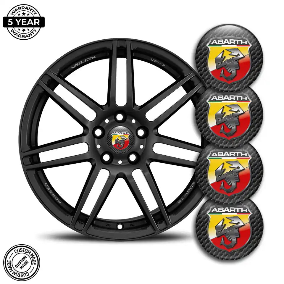 Abarth Wheel Emblem Self-Adhesive Premium Edition