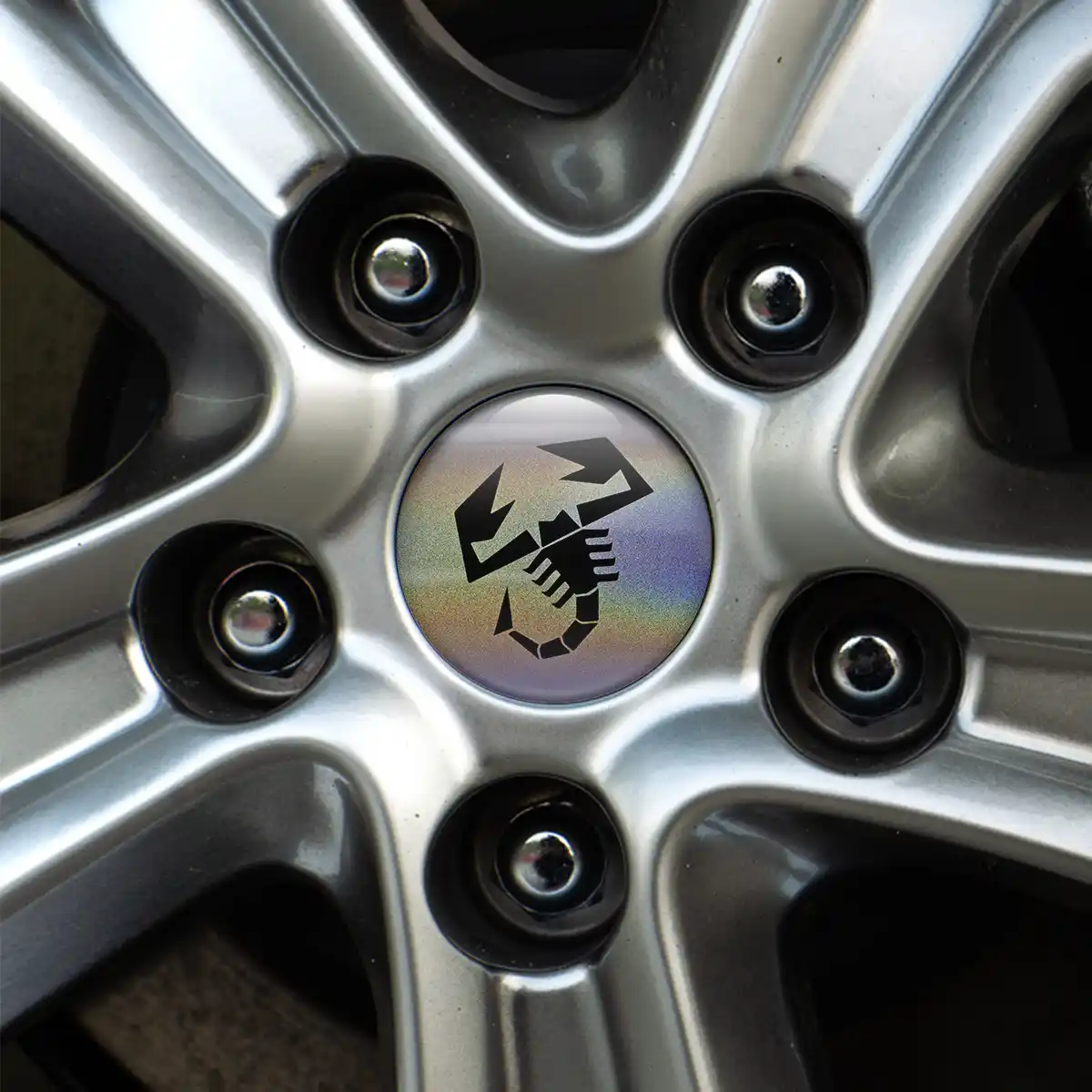 Abarth Wheel Emblems Stylish Design
