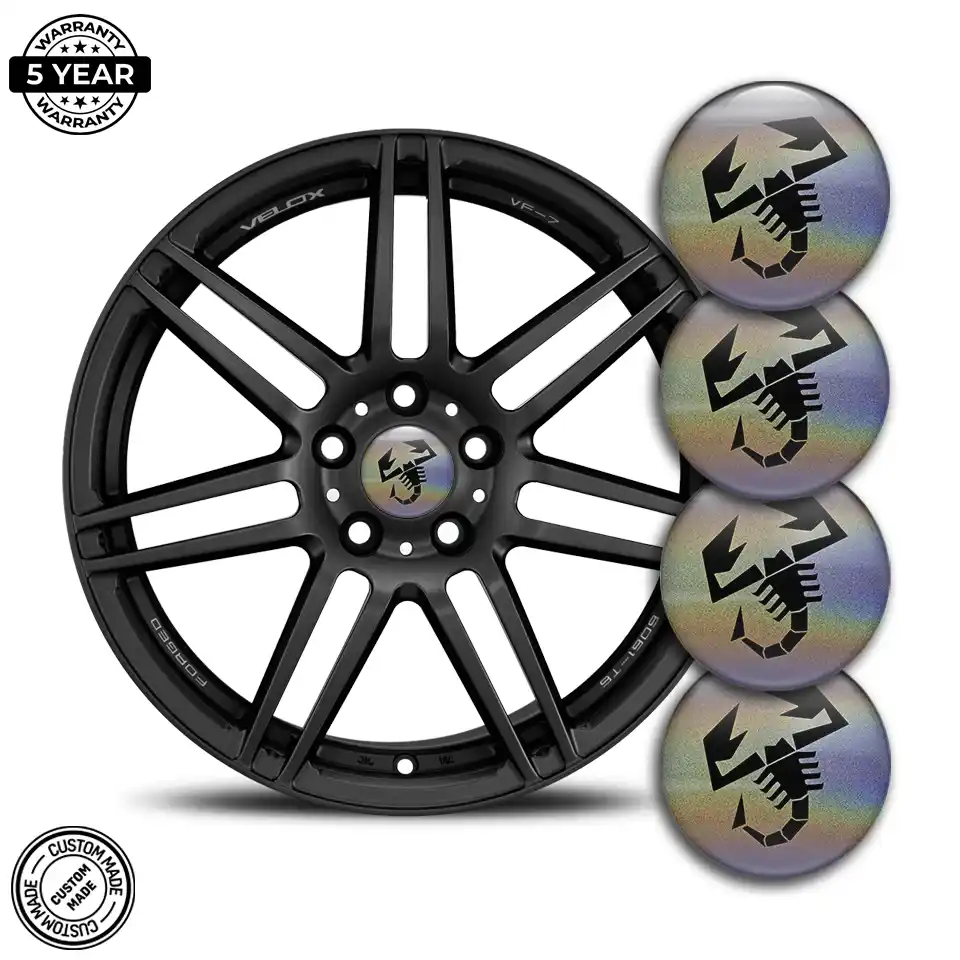 Abarth Wheel Emblems Stylish Design