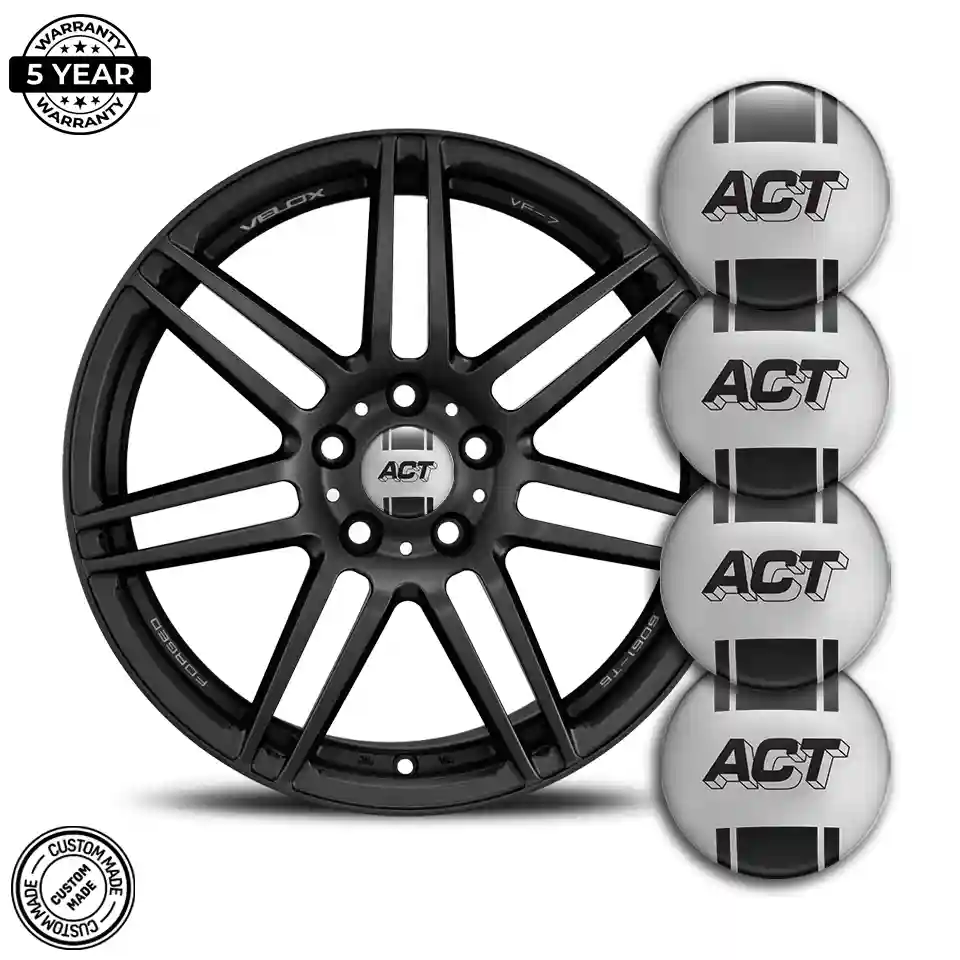 ACT Domed Emblem Self-Adhesive Stylish Design