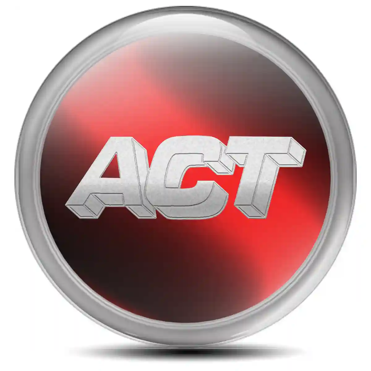 ACT Logo Silicone Sticker Self-Adhesive Stylish Design
