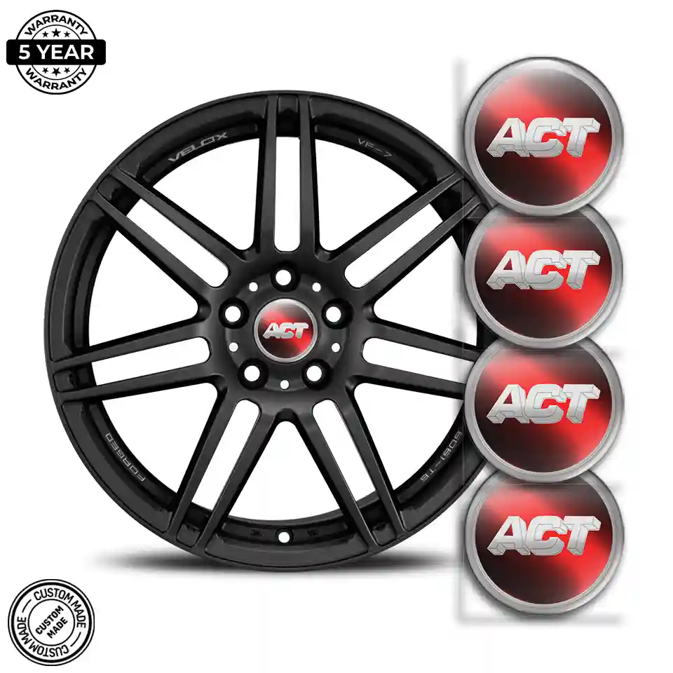 ACT Logo Silicone Sticker Self-Adhesive Stylish Design