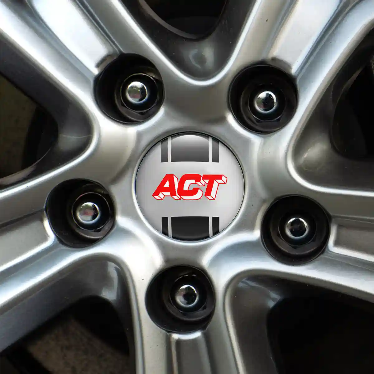 ACT Logo Silicone Sticker Stylish Design