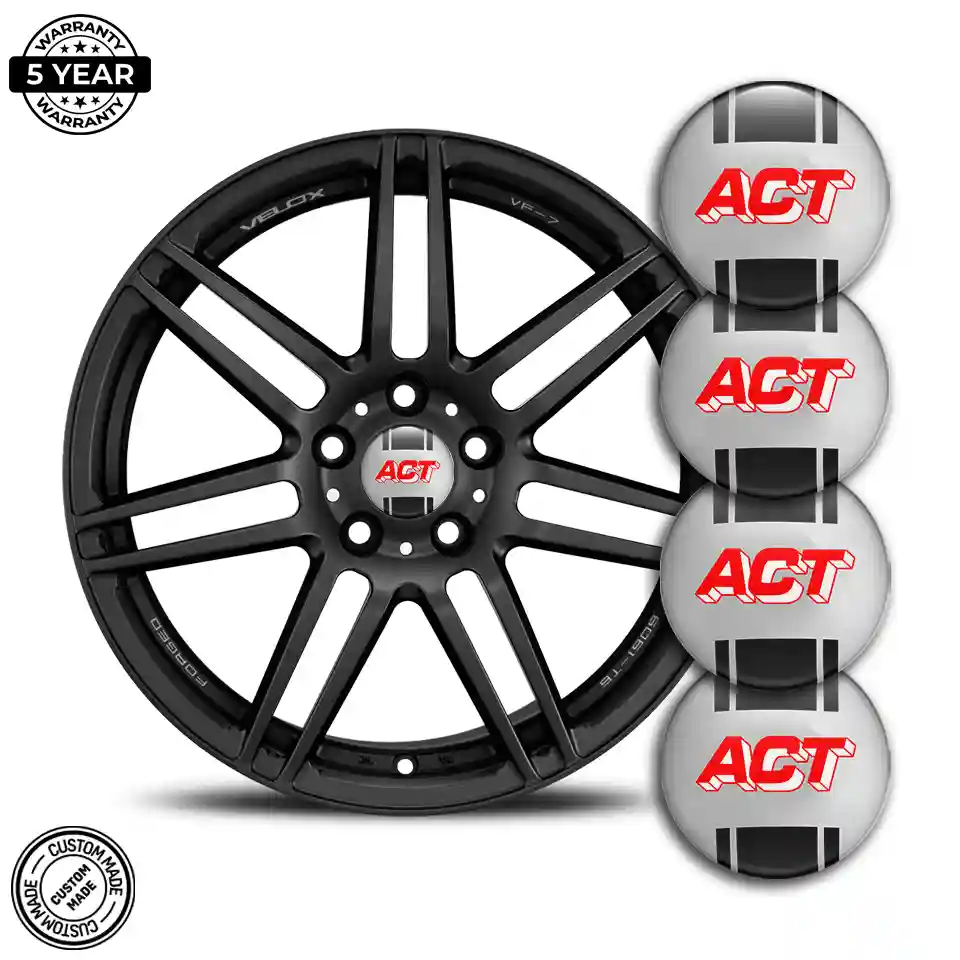 ACT Logo Silicone Sticker Stylish Design