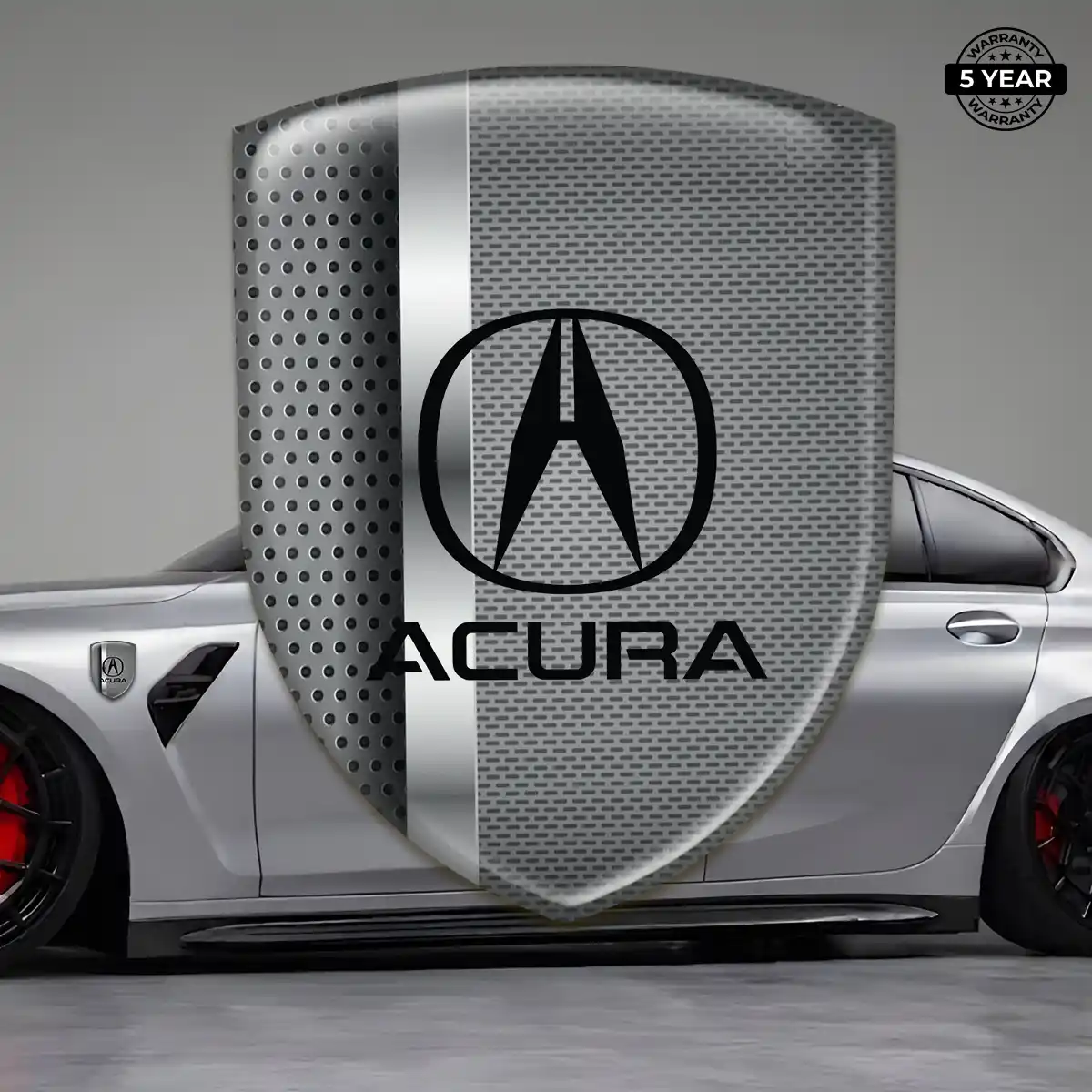 Acura 3D Badge Sticker Refined Design