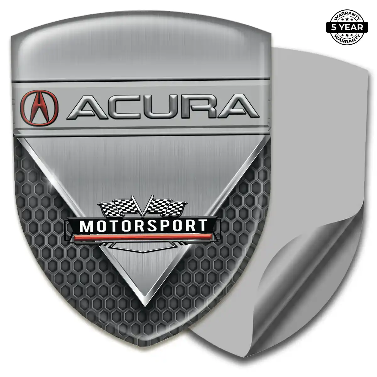 Acura 3D Domed Sticker Refined Design