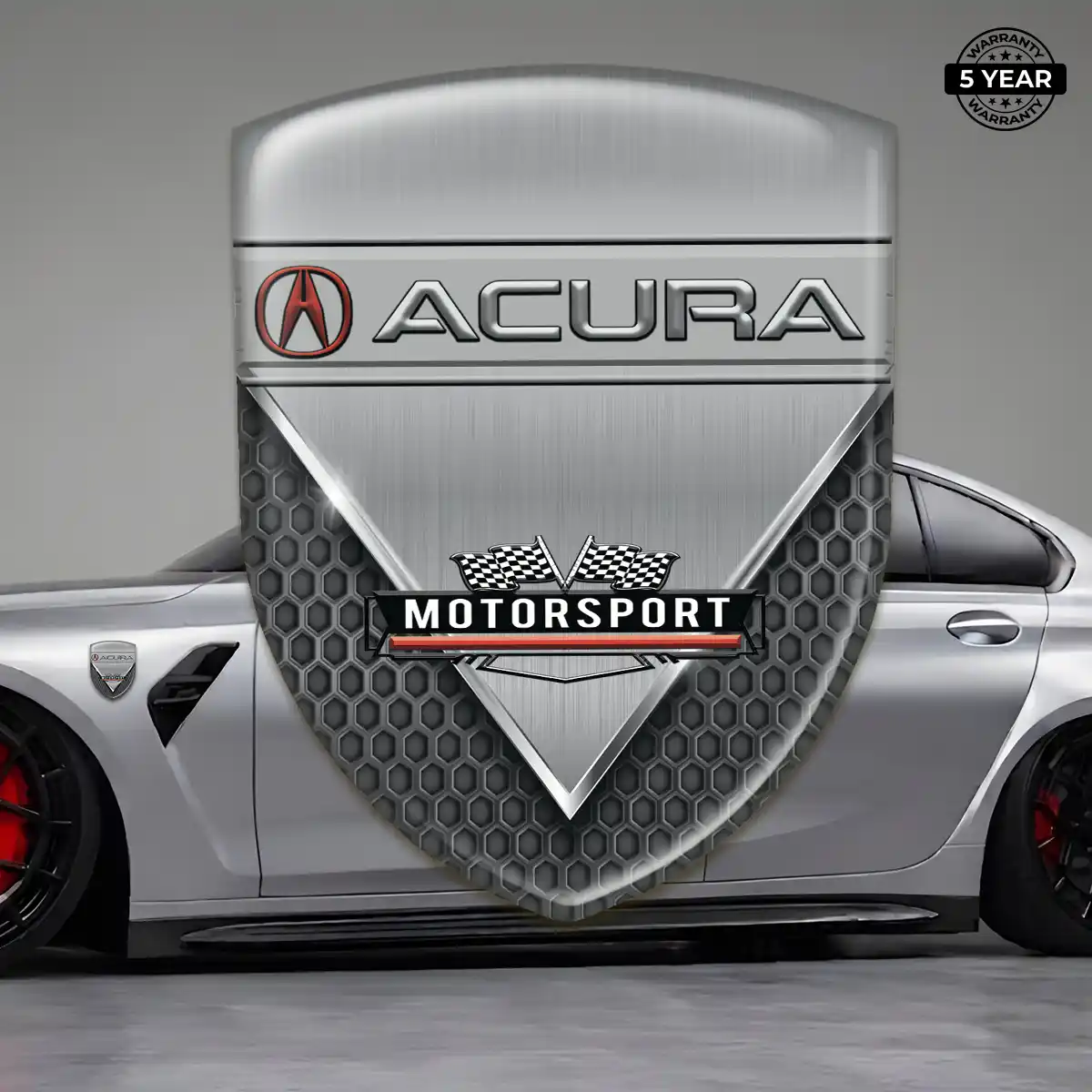 Acura 3D Domed Sticker Refined Design
