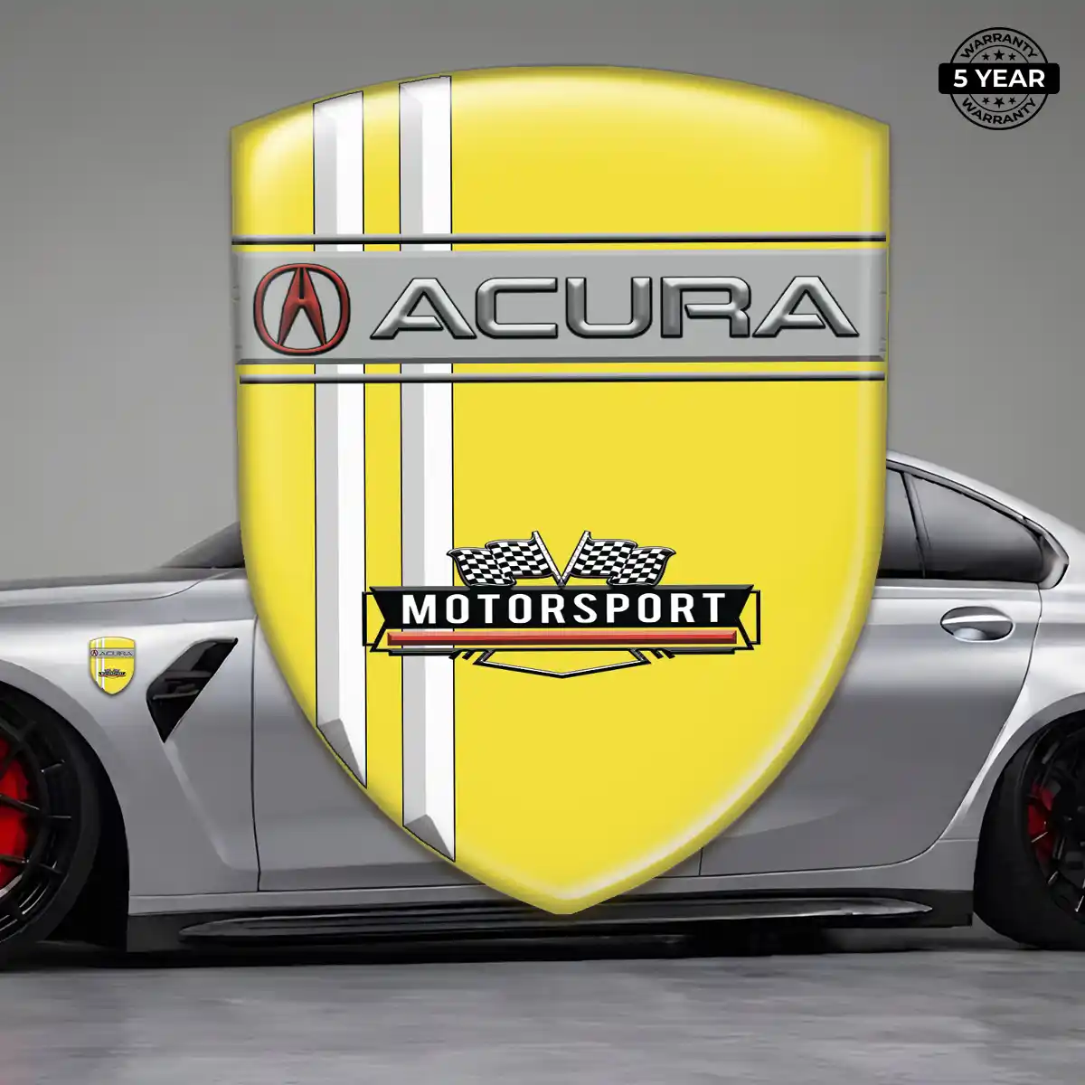 Acura 3D Domed Sticker Sleek Style