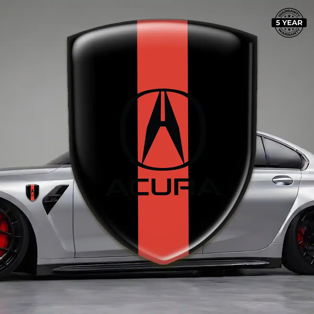 Acura 3D Emblem Sticker Elite Finish