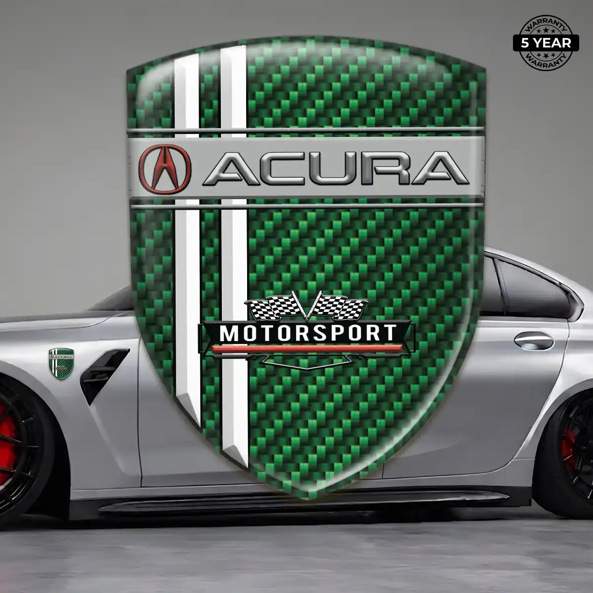 Acura 3D Emblem Sticker Opulent Line