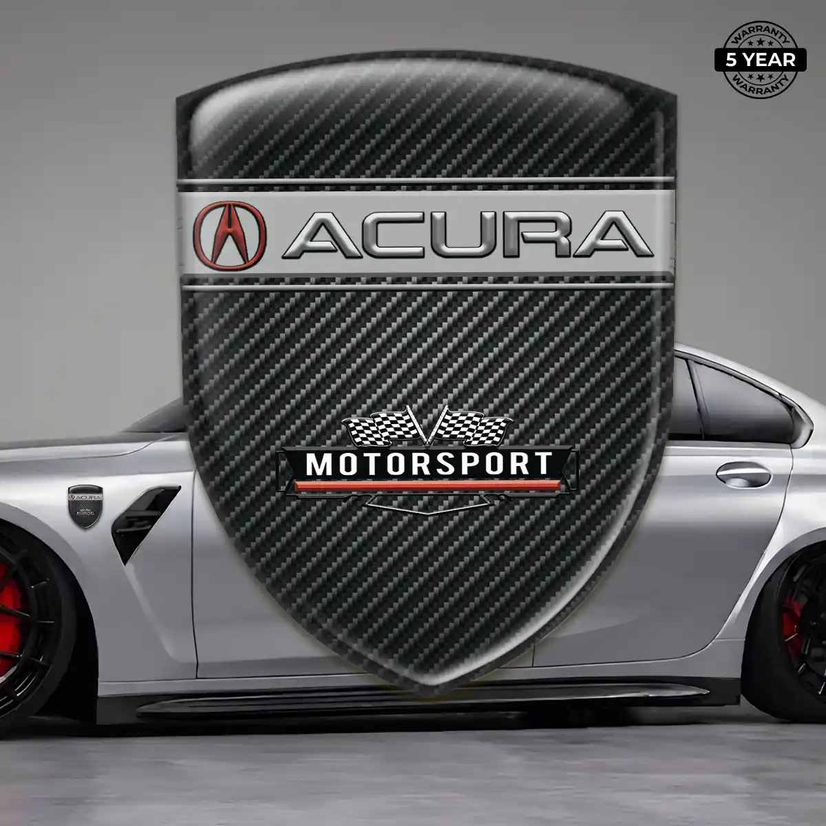 Acura 3D Emblem Sticker Prime Quality