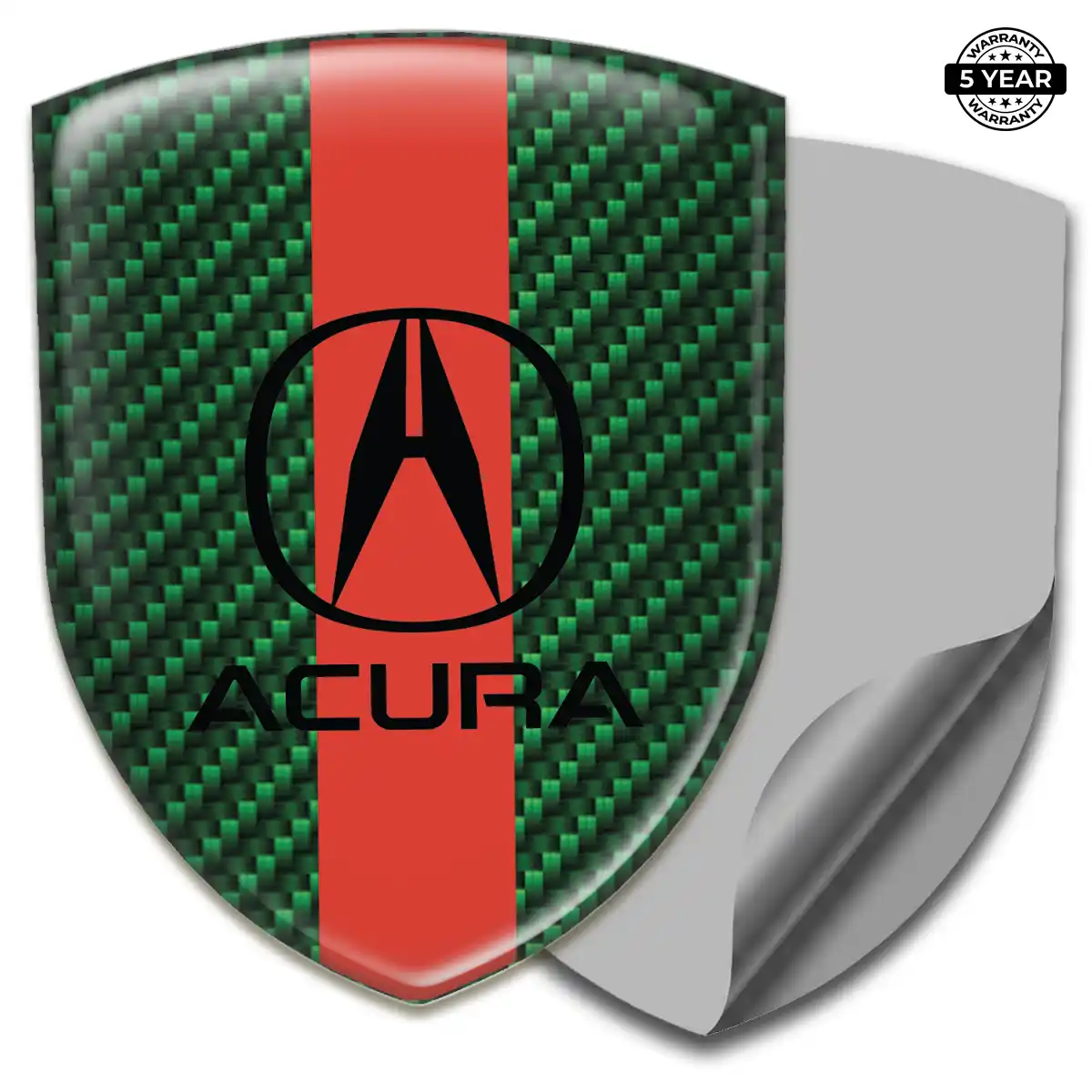 Acura 3D Emblem Sticker Refined Design