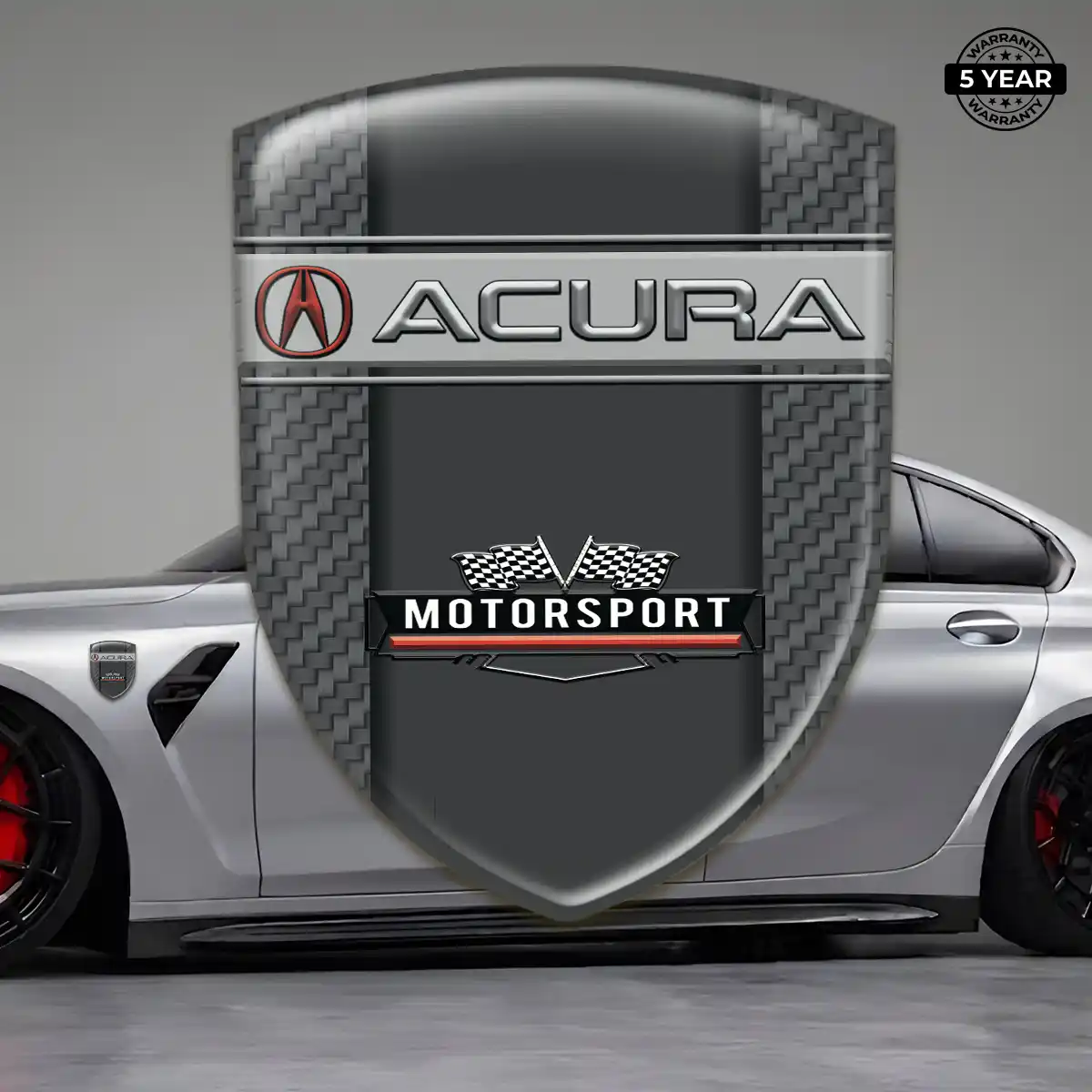 Acura 3D Emblem Sticker Signature Grade