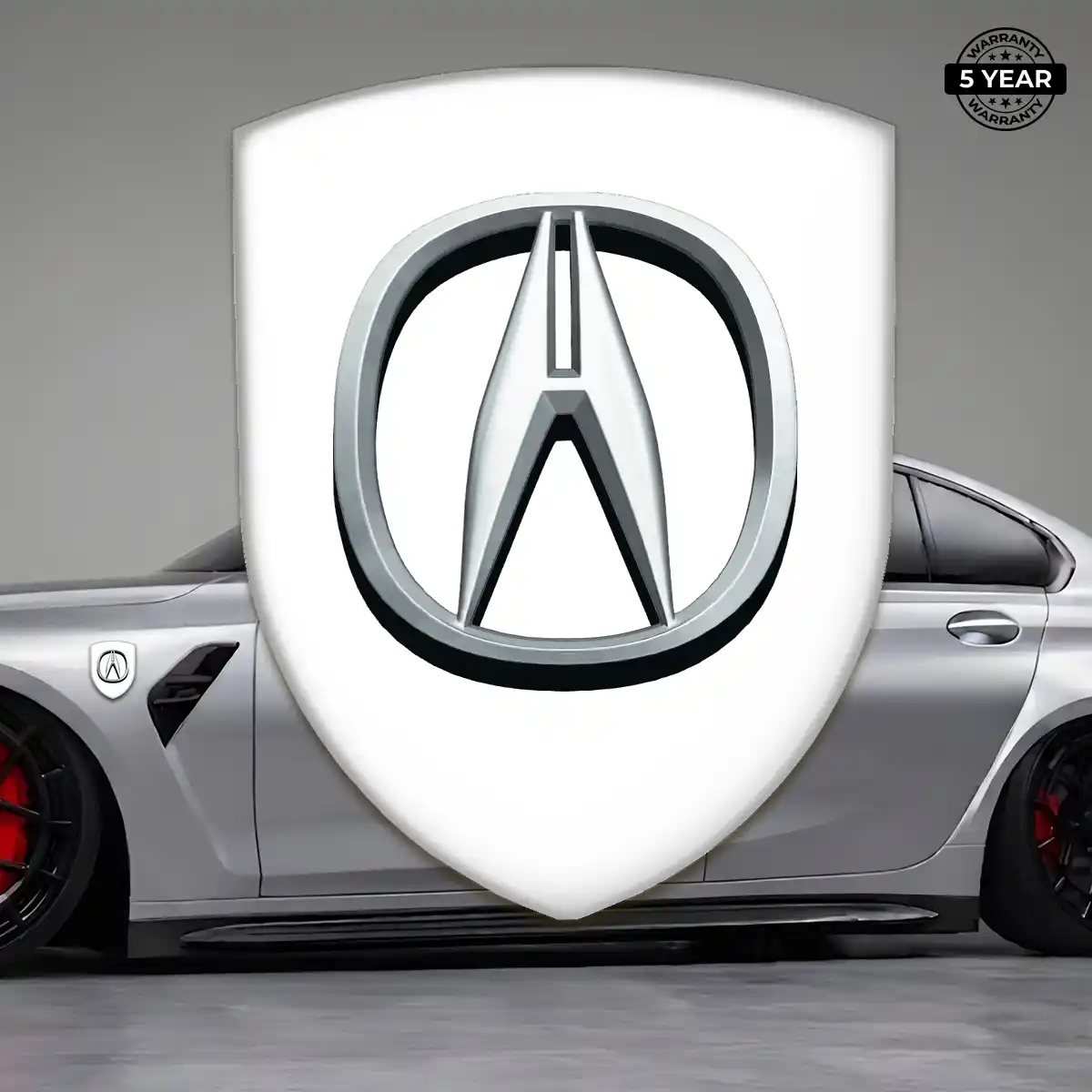 Acura 3D Emblem Sticker Sleek Style