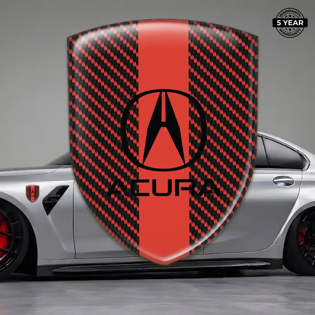 Acura 3D Emblem Sticker Superior Craft
