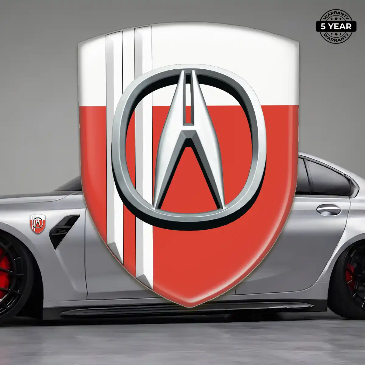 Acura 3D Logo Sticker Sleek Style