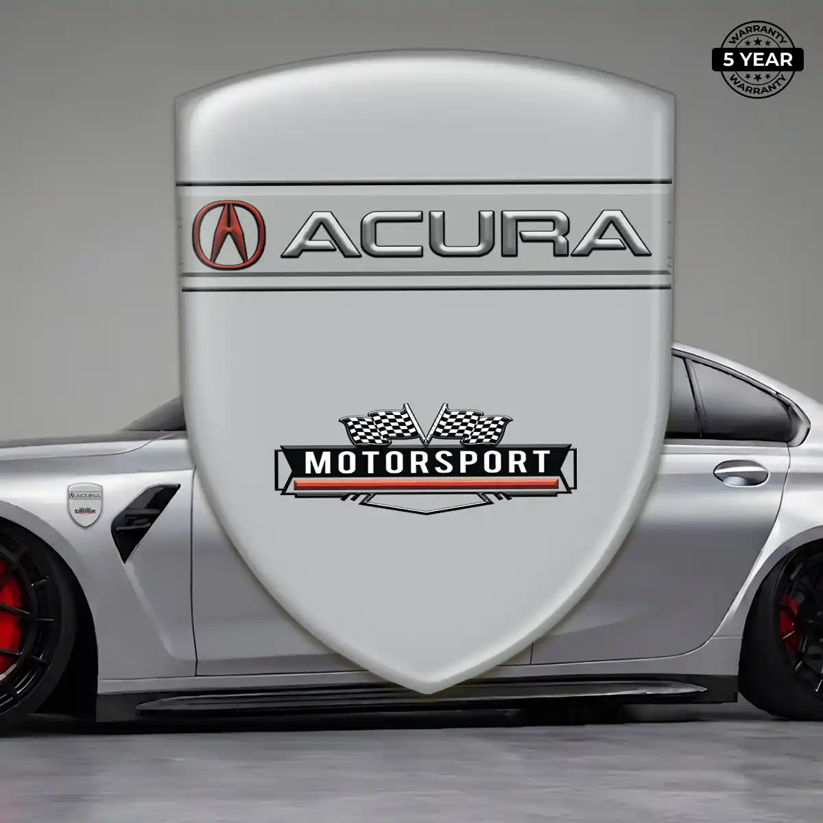Acura 3D Resin Sticker Refined Design