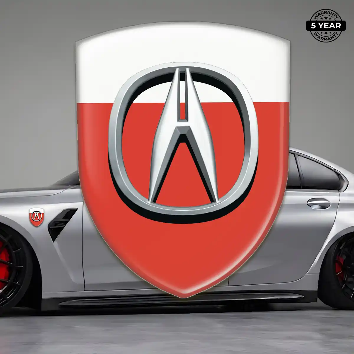 Acura 3D Resin Sticker Sleek Style