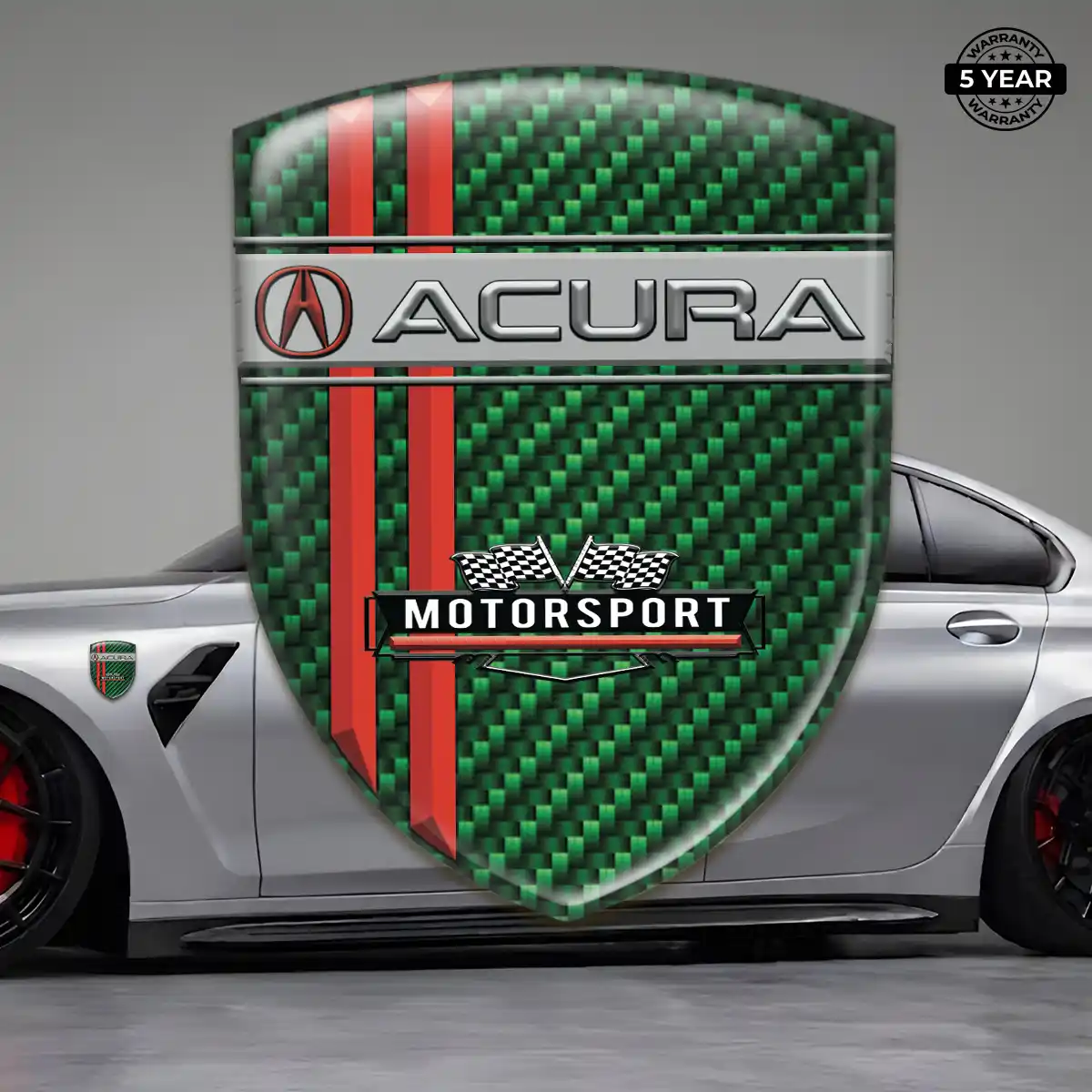 Acura Automotive Emblem Sticker Elite Finish