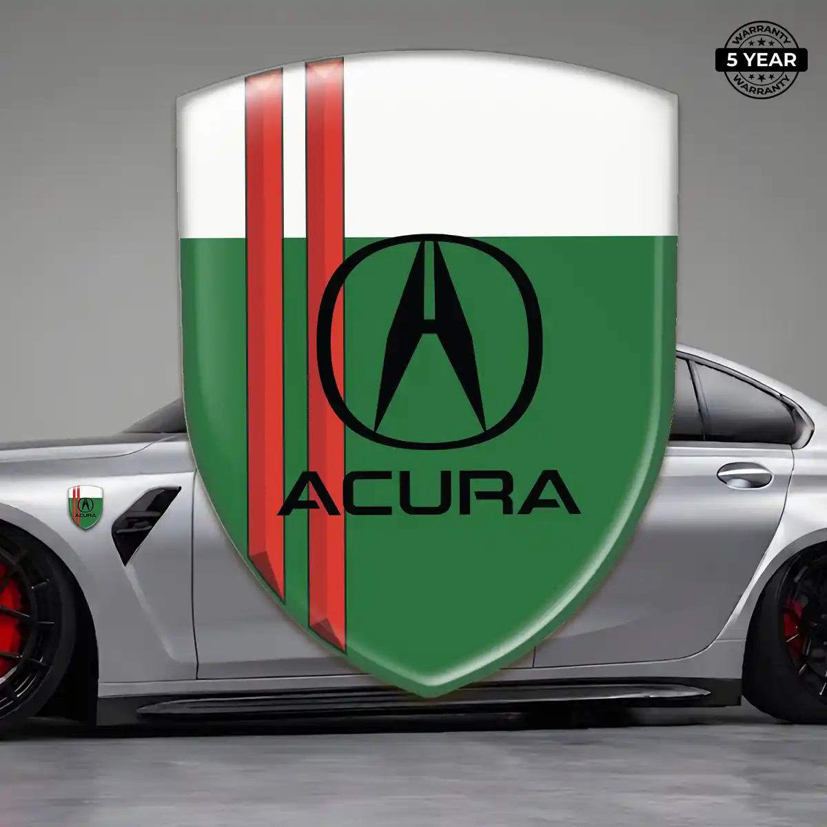Acura Automotive Emblem Sticker Prestige Line