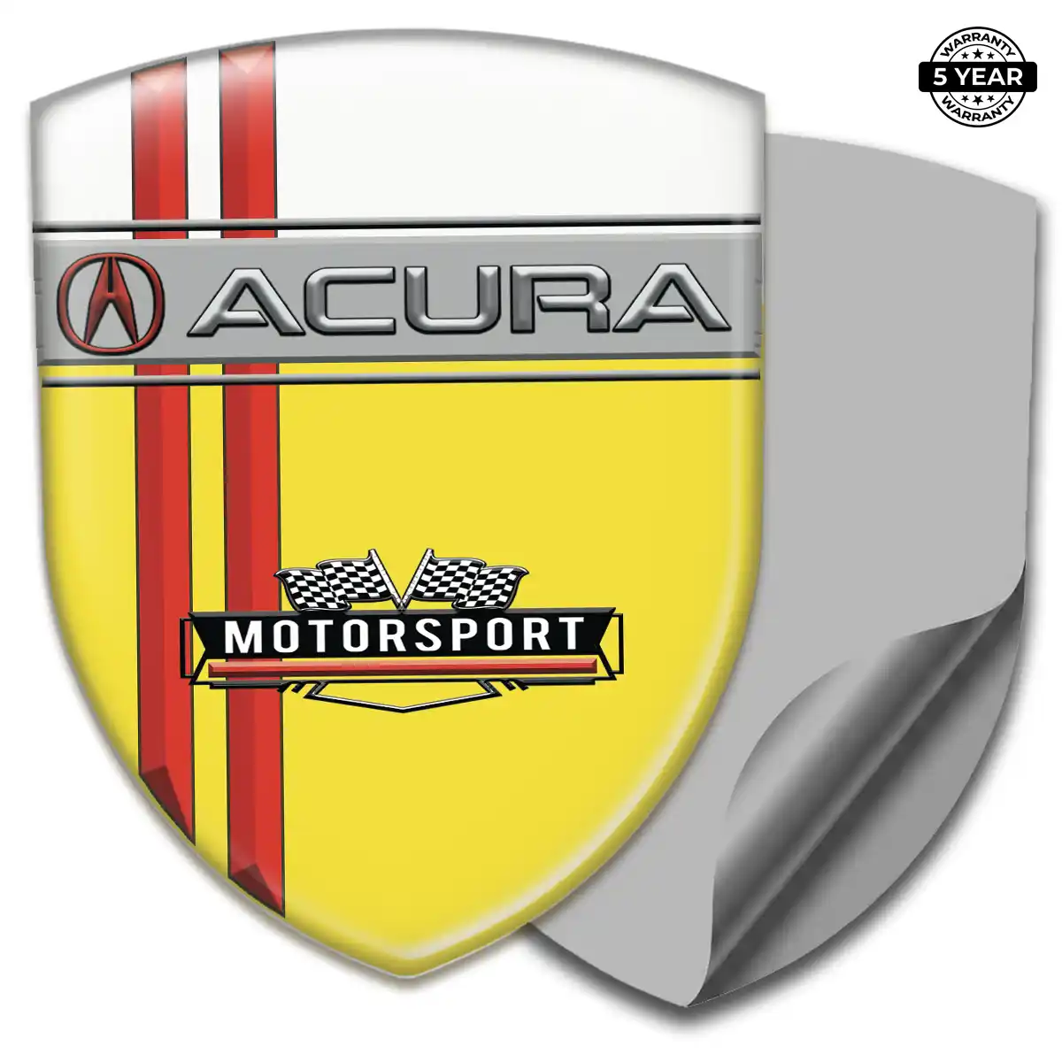 Acura Automotive Emblem Sticker Sleek Style