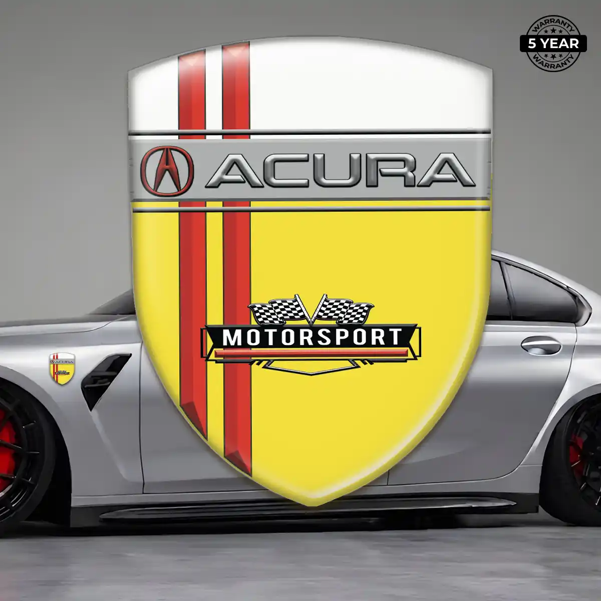 Acura Automotive Emblem Sticker Sleek Style