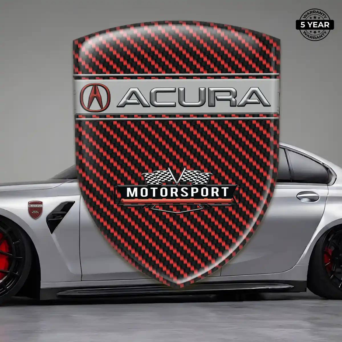 Acura Automotive Logo Sticker Sleek Style