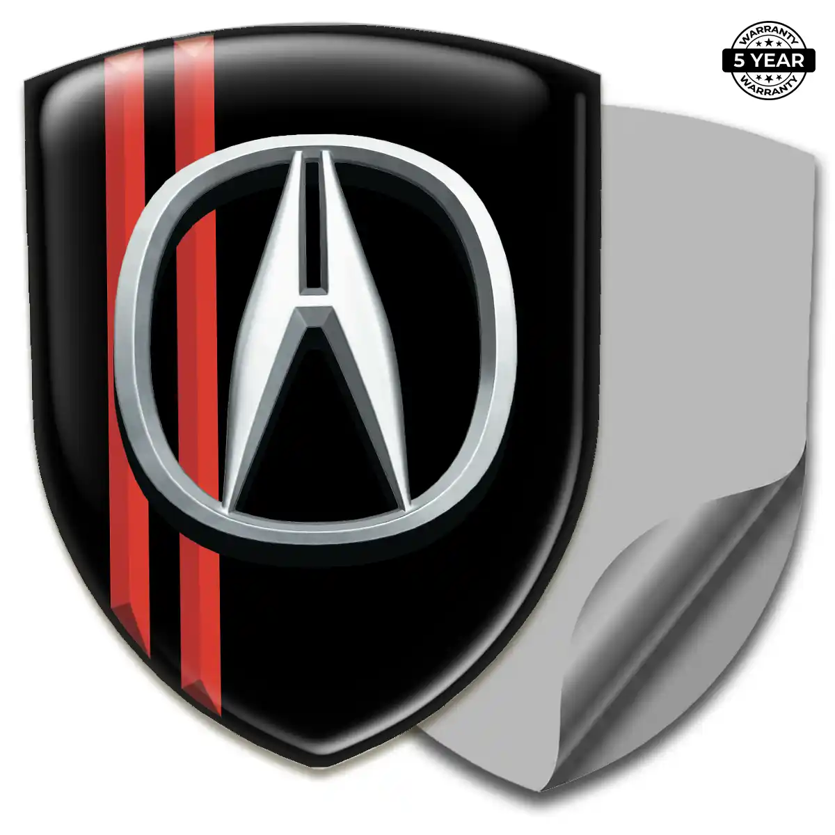 Acura Automotive Resin Decal Refined Design