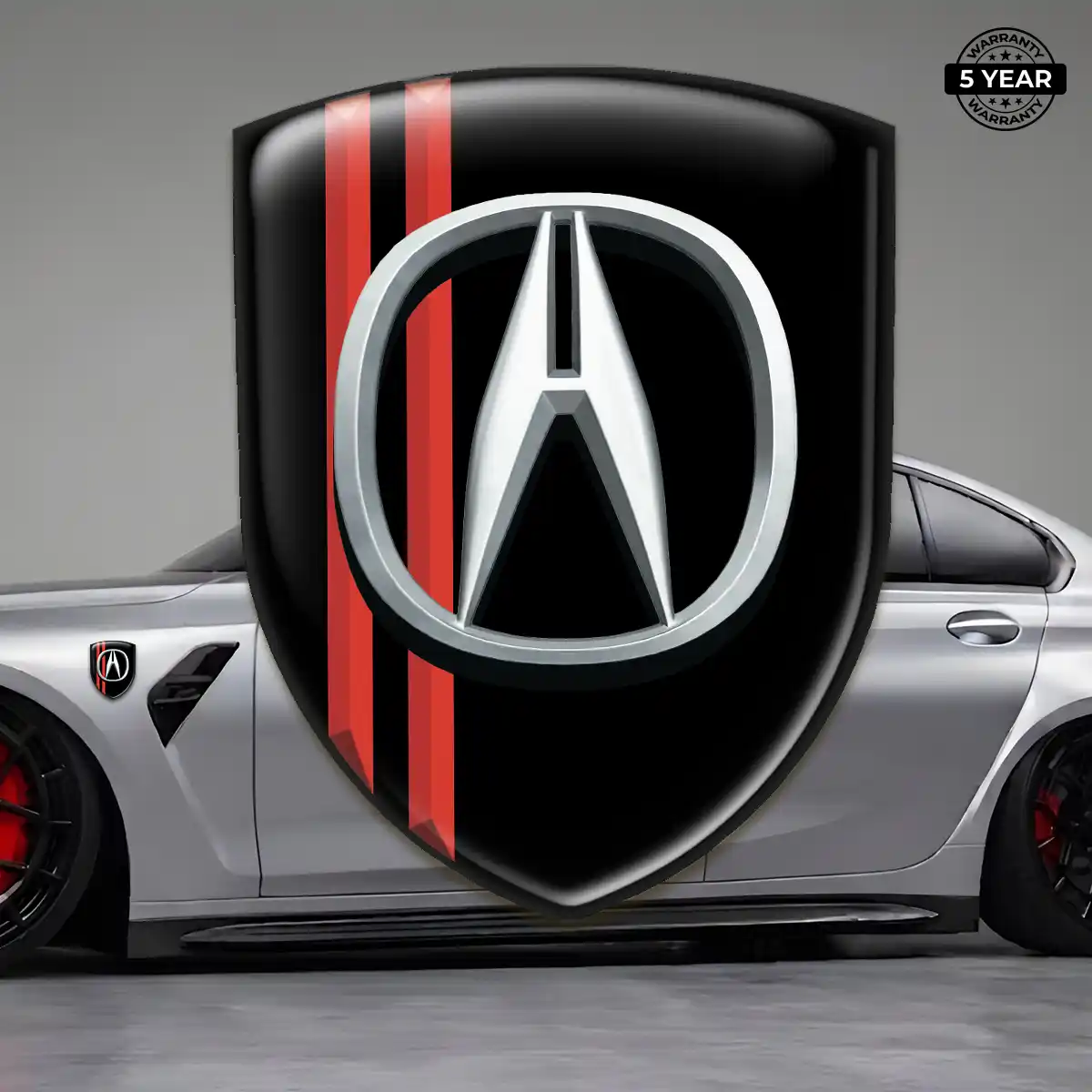 Acura Automotive Resin Decal Refined Design