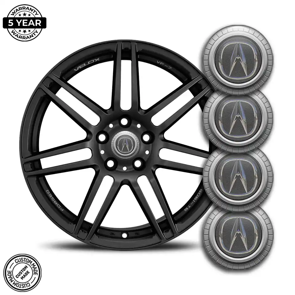 Acura Badge Emblems Center Cap Stylish Design
