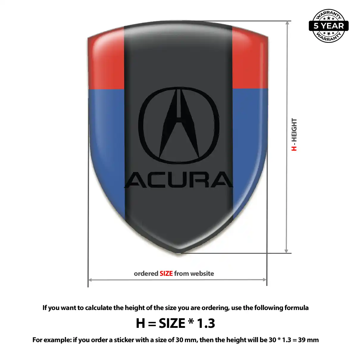Acura Badge Opulent Line
