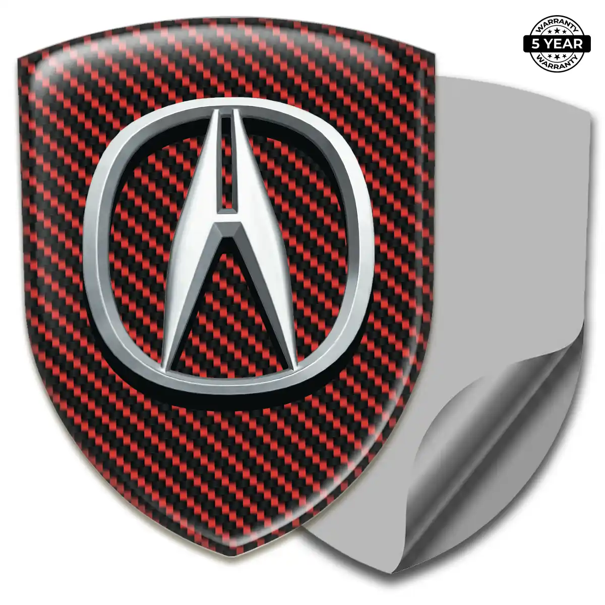 Acura Car Badge Sticker Elite Finish