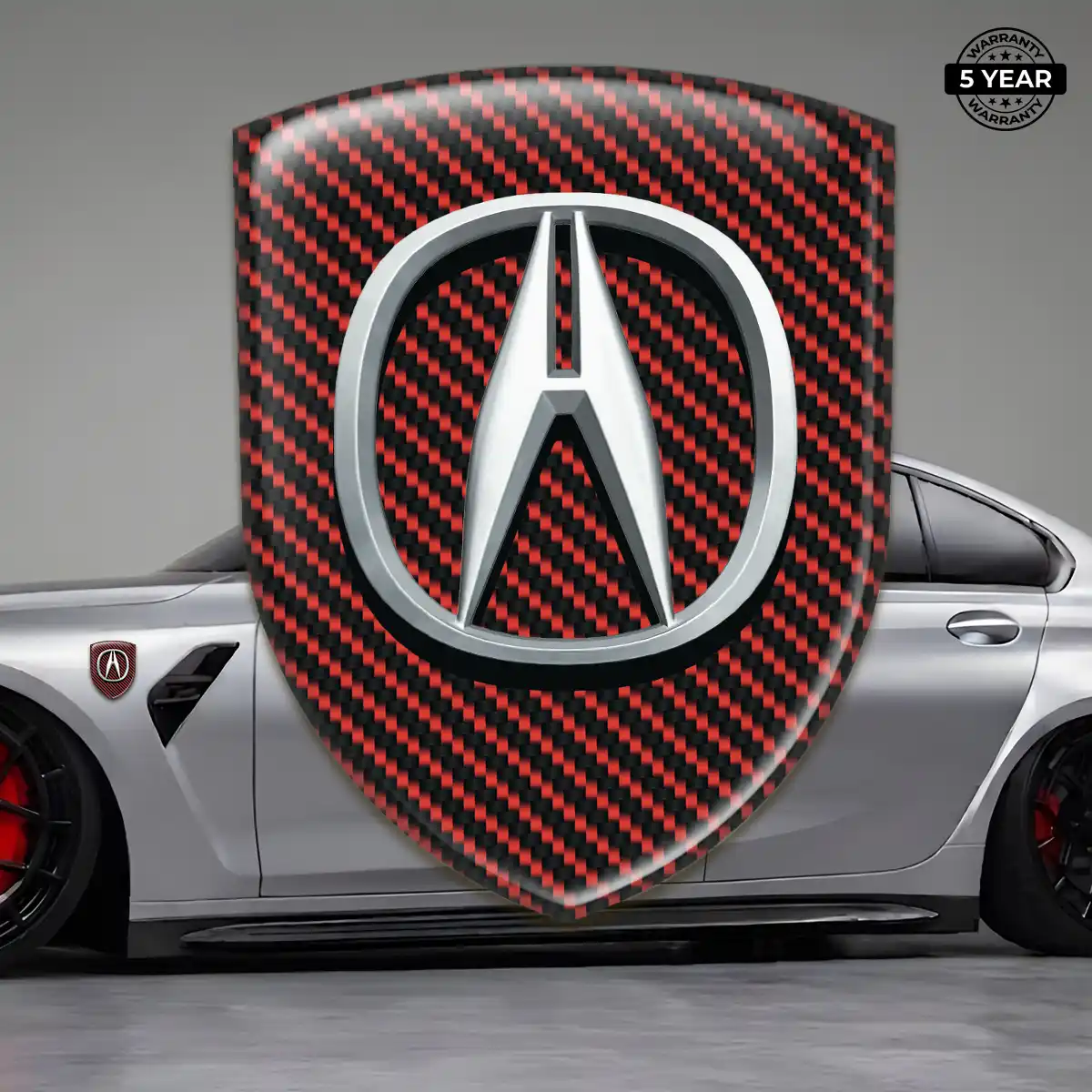 Acura Car Badge Sticker Elite Finish