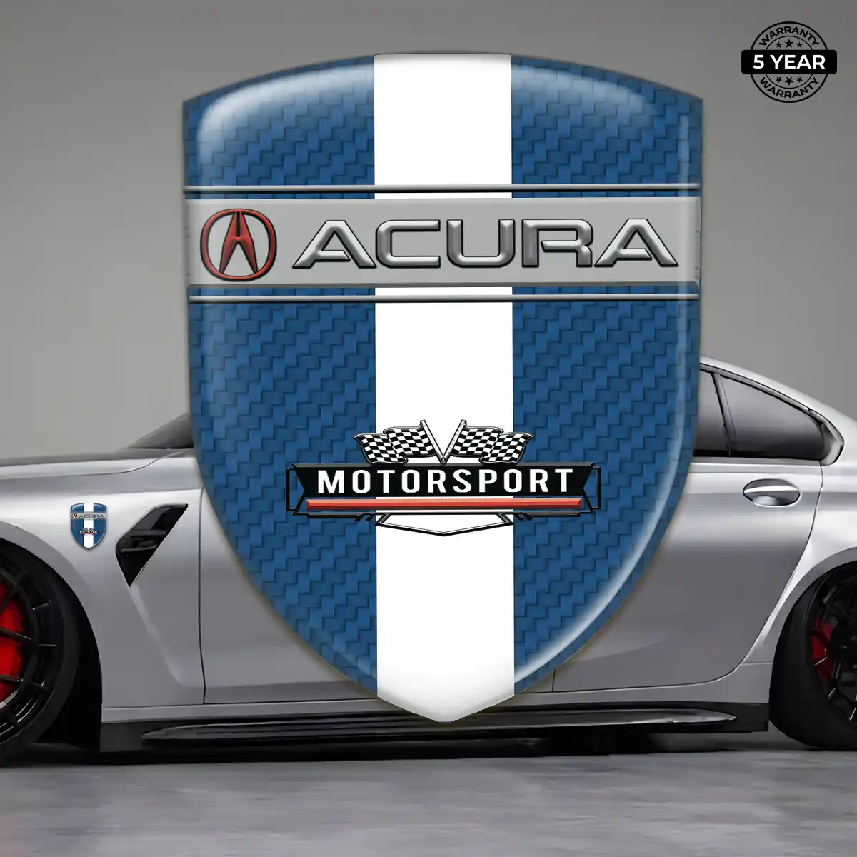 Acura Car Badge Sticker Refined Design