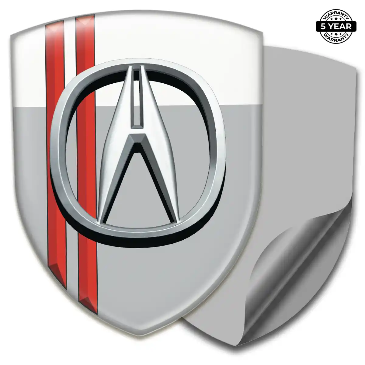 Acura Car Badge Sticker Sleek Style