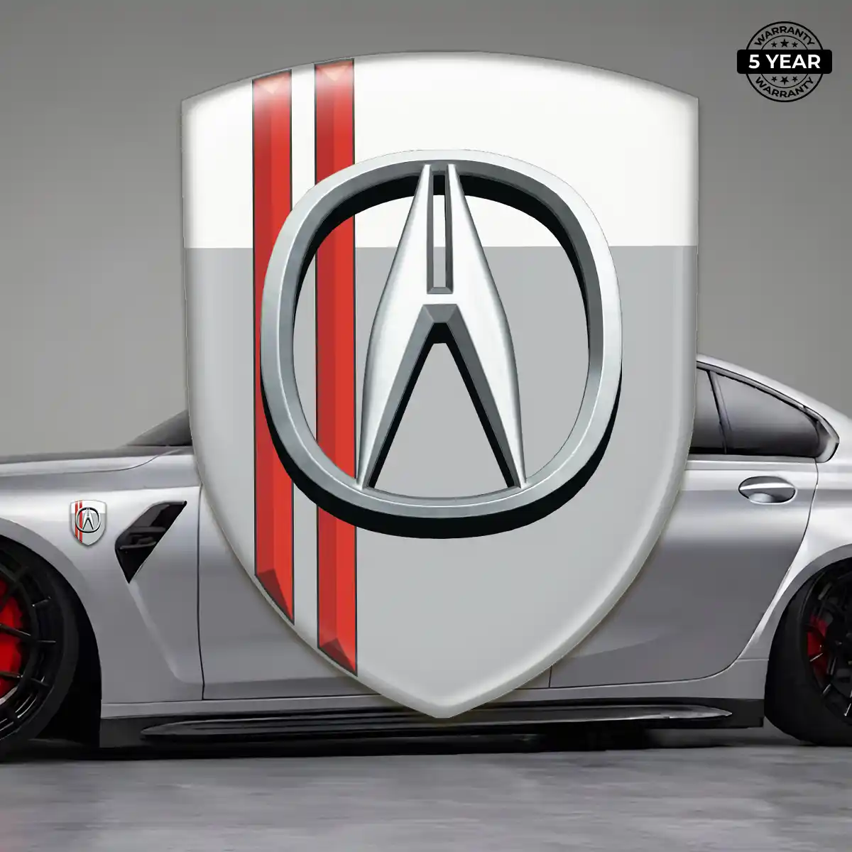 Acura Car Badge Sticker Sleek Style
