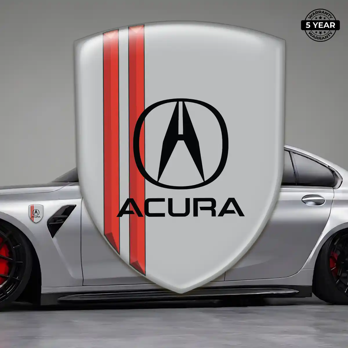 Acura Car Emblem Decal Refined Design