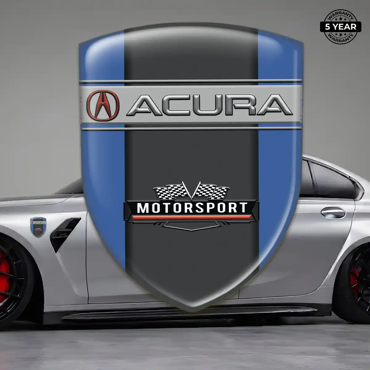 Acura Car Emblem Decal Sleek Style