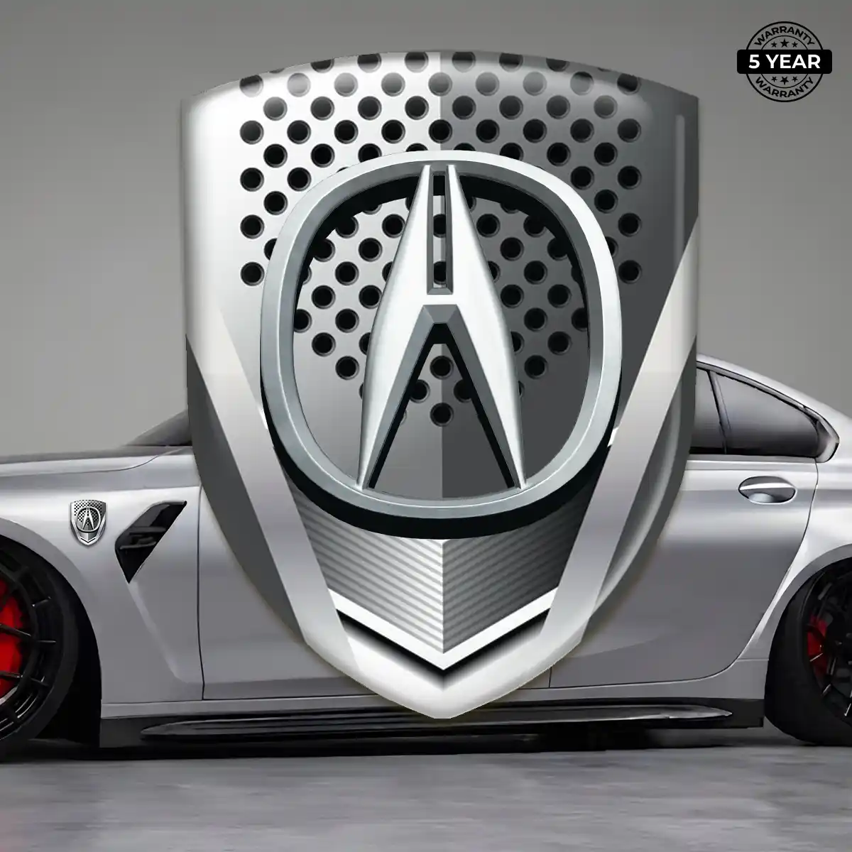 Acura Car Emblem Overlay Opulent Line