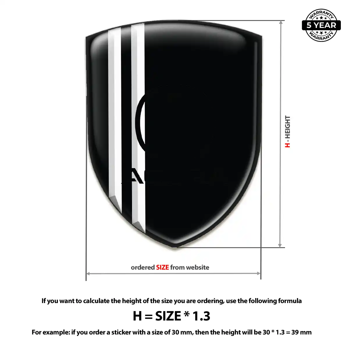 Acura Car Emblem Overlay Signature Grade