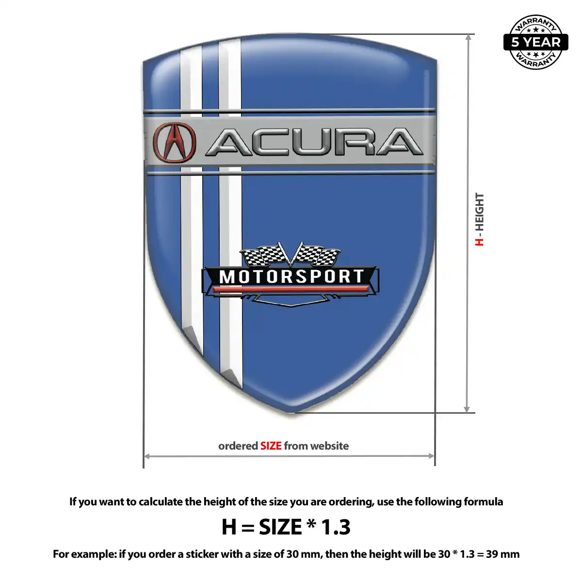 Acura Car Emblem Overlay Sleek Style