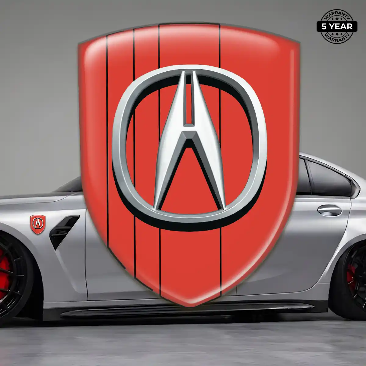 Acura Car Emblem Sticker Elite Edition