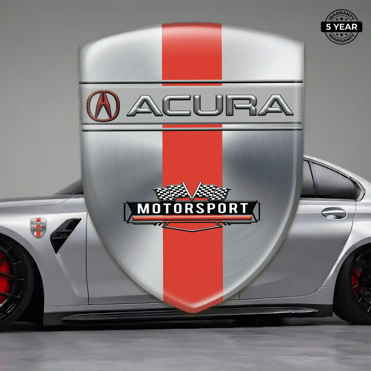 Acura Car Emblem Sticker Elite Finish