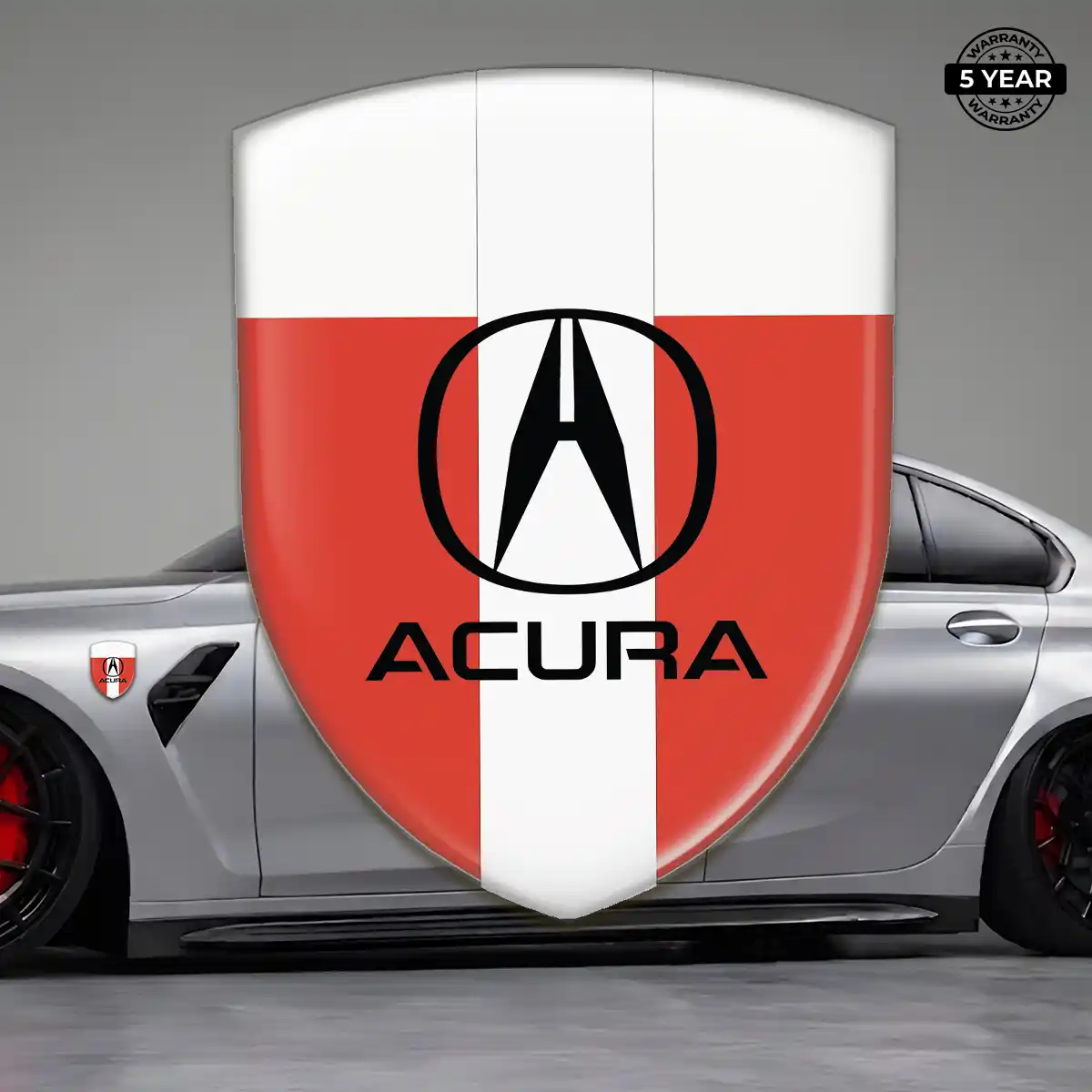 Acura Car Emblem Sticker Prestige Line