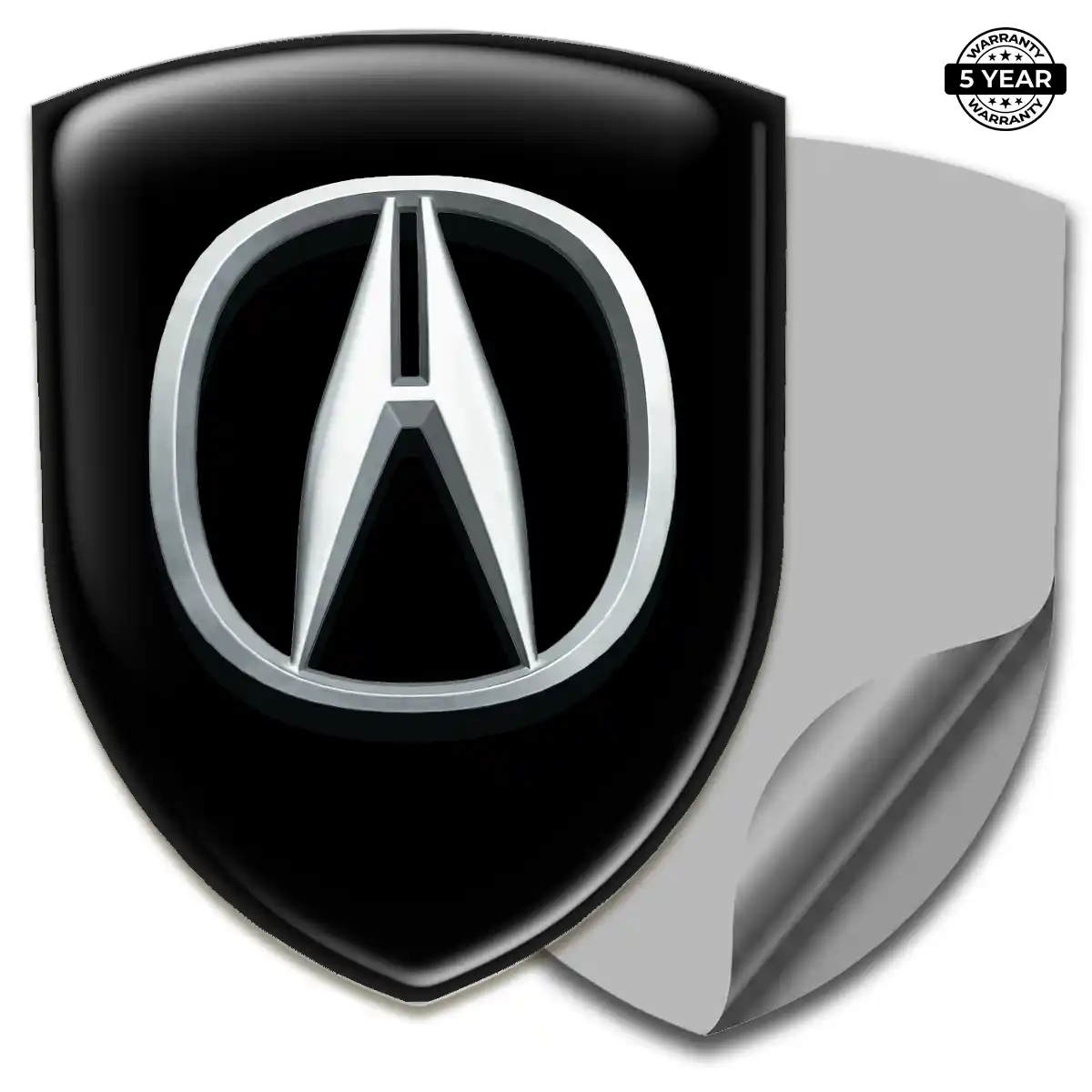 Acura Domed Car Sticker Deluxe Edition