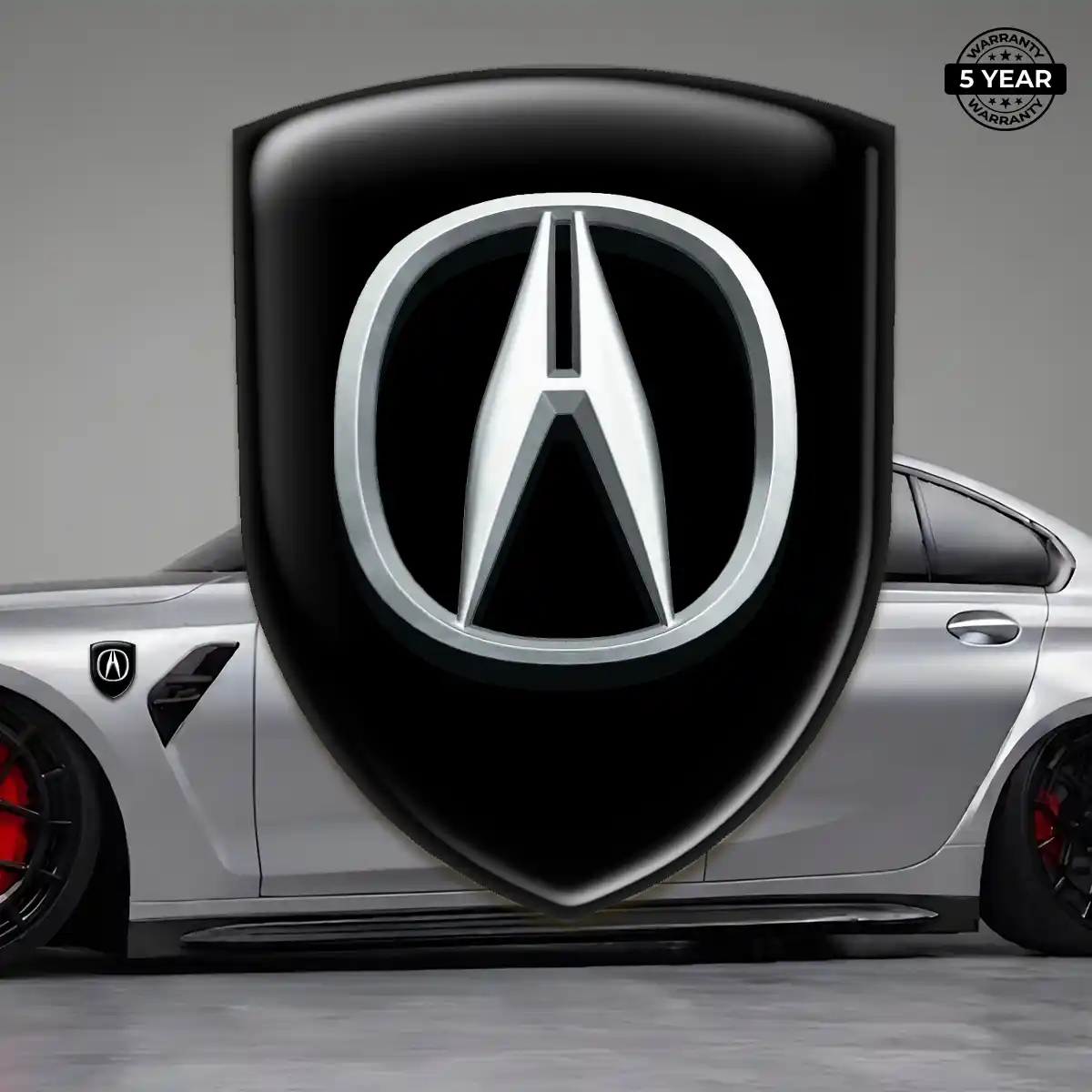 Acura Domed Car Sticker Deluxe Edition
