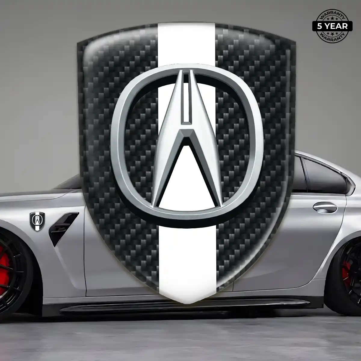 Acura Domed Car Sticker Elite Edition