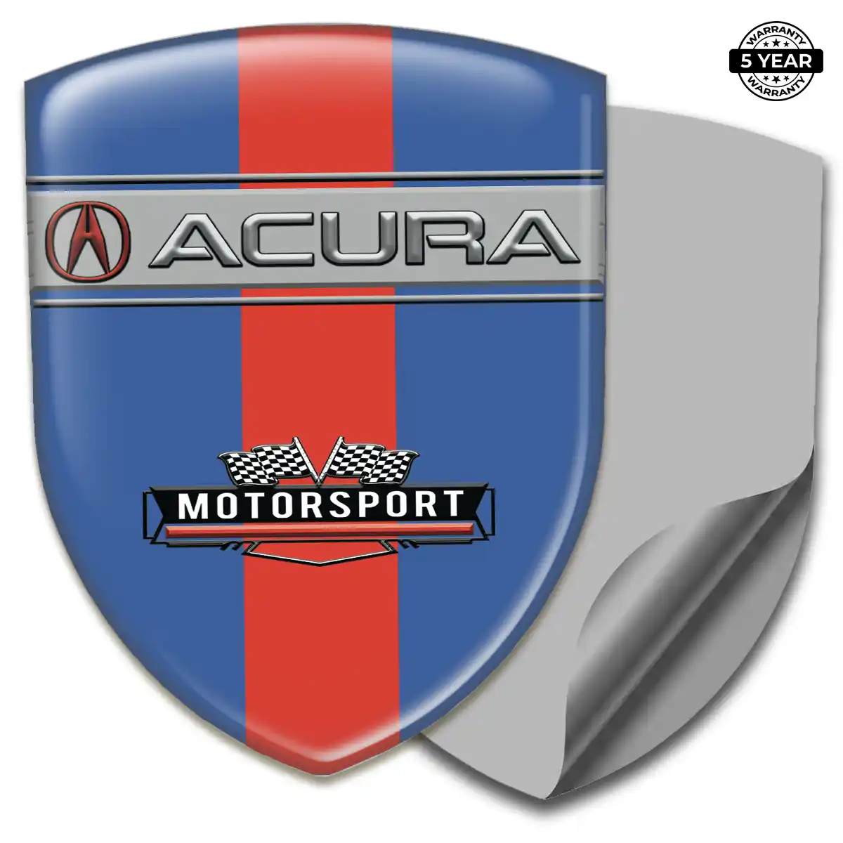 Acura Domed Car Sticker Elite Finish